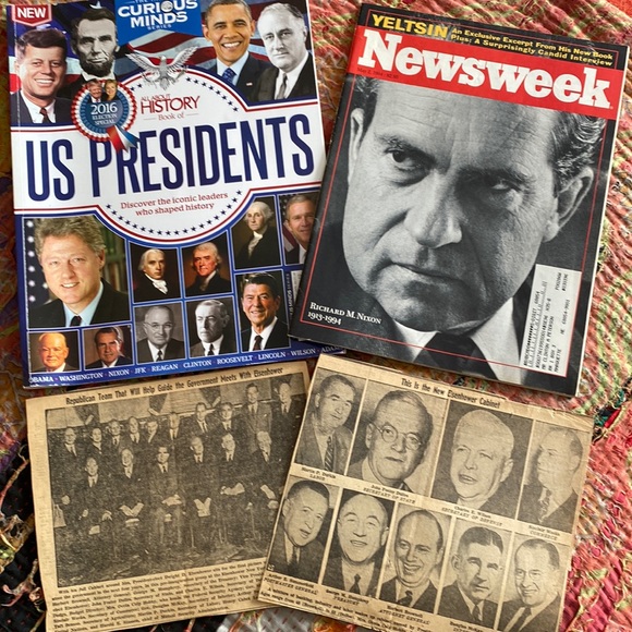 NEWSWEEK Other - 4/$10 US President Bundle Magazine Book Newspaper
